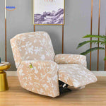 reclinex bankhoes beige met witte bloemenprint rustige stijlhoes www.middo.nl