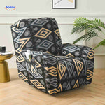 reclinex bankhoes modern zwarte geometrische print voor relaxfauteuil www.middo.nl
