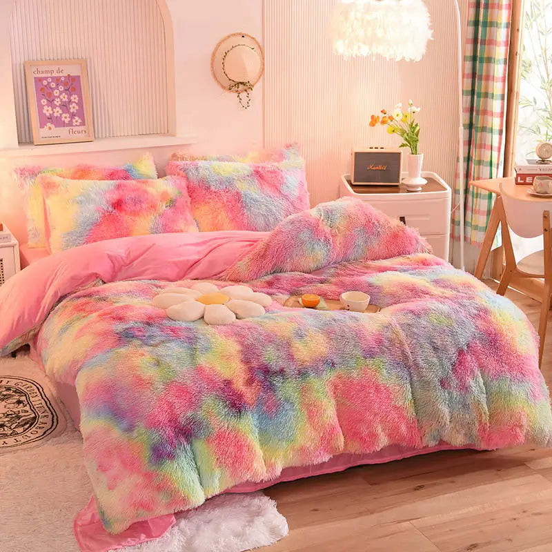 Teddy Fluffy Fleece Beddengoed Set | Warm & Extra Zacht