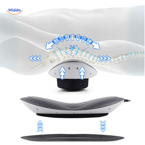 relaxacore massager 26 graden rekfunctie voor spinale uitlijning www.middo.nl
