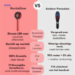 revitaglowtm kam vergelijking met andere massagepennen led therapie en olieapplicatiee