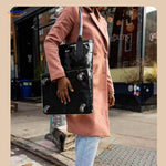 rollexa trolleytas handtasstijl met wieltjes makkelijk te dragen www.middo.nl