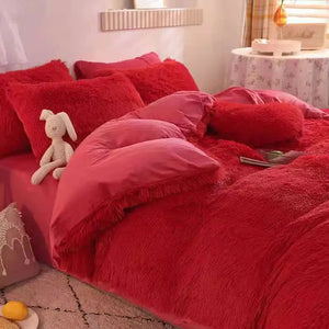 Teddy Fluffy Fleece Beddengoed Set | Warm & Extra Zacht