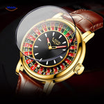 roulettix horloge goud detailweergave www.middo.nl