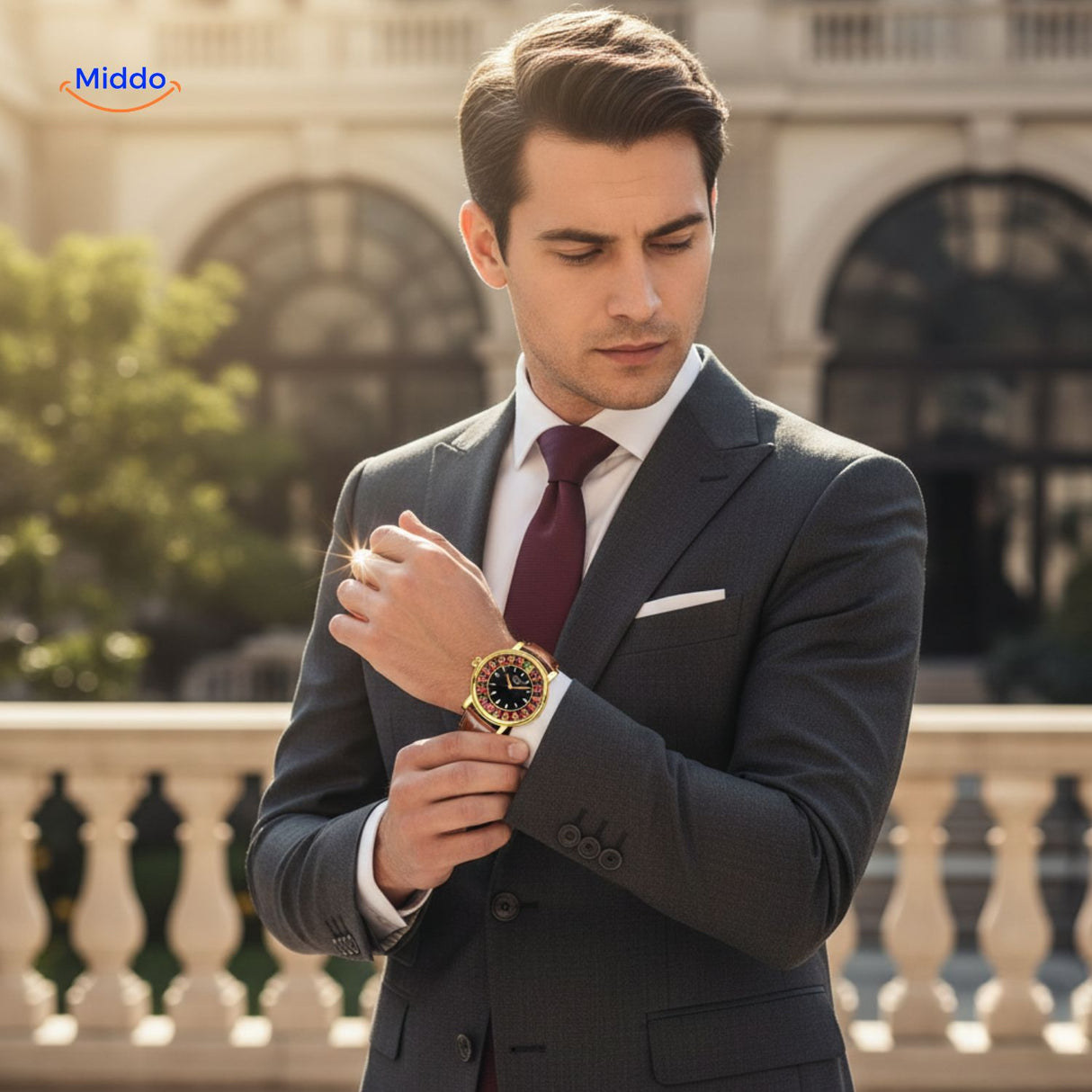 Roulettix Lige™ Horloge | Echt Draaiende Roulette Dial, Glow-in-the-Dark & Waterbestendig