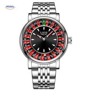 roulettix horloge zilver metalen band www.middo.nl