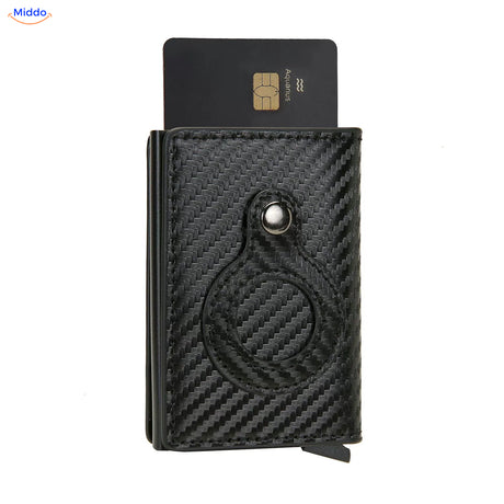 Ryte AirTag-portemonnee - Carbonfiber