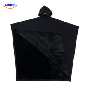 shadowhood cape elegante zwart luxe polarfleece middo.nl