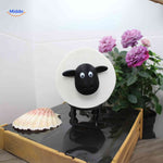 sheeproll houder schapen wcrolhouder met bloemen decoratief en leuk www.middo.nl
