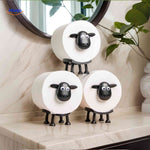 sheeproll houder wc rolhouder in schapenvorm decoratief badkameraccessoire www.middo.nl