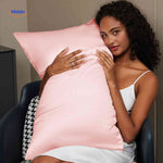 silkora kussensloop lichtroze satijn pillowcasewww.middo.nl