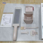 slicora vlees snijset inhoud met snijder en accessoires beige www.middo.nl