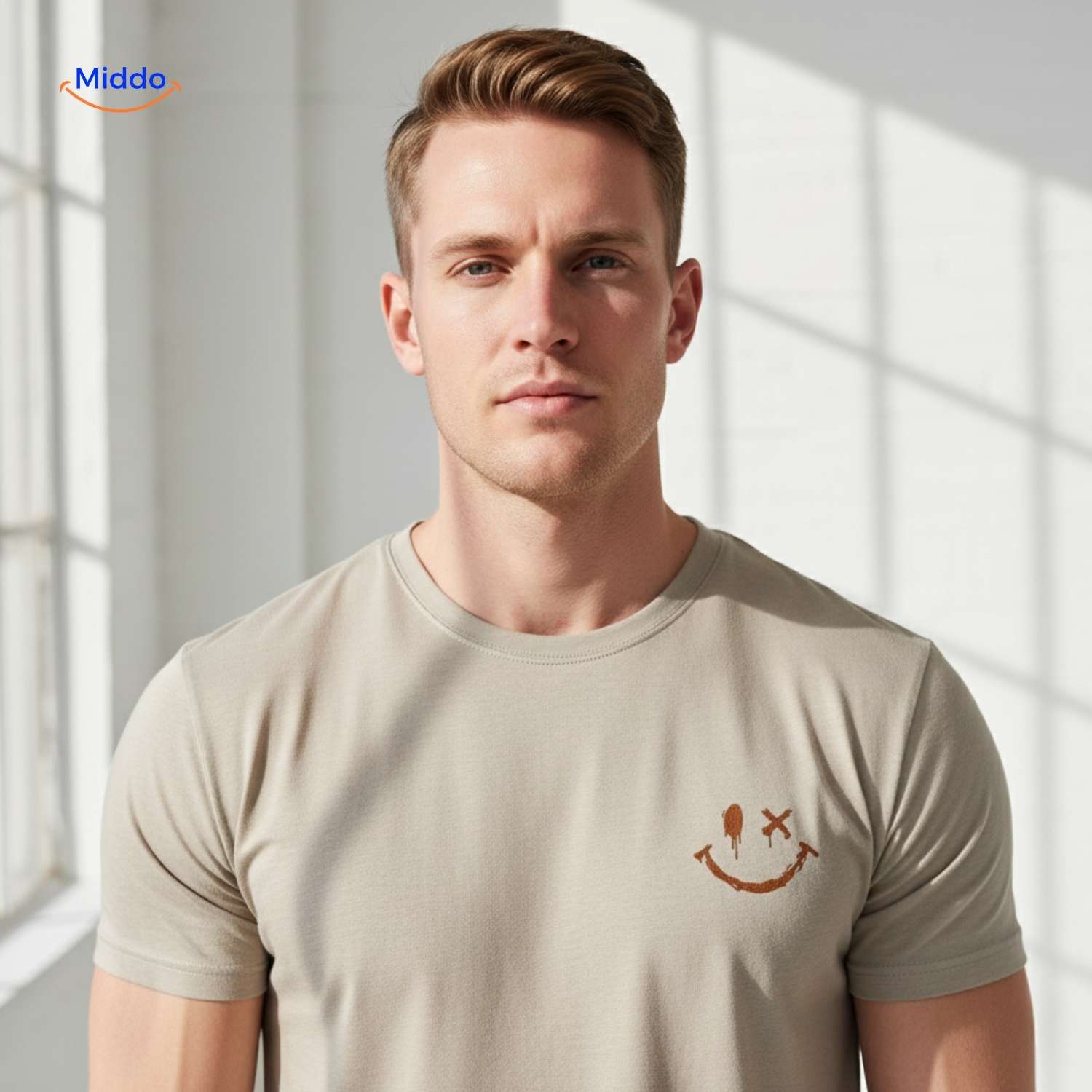 SmileyWave™ T-shirt | Zacht katoen, opvallend ontwerp & ademend