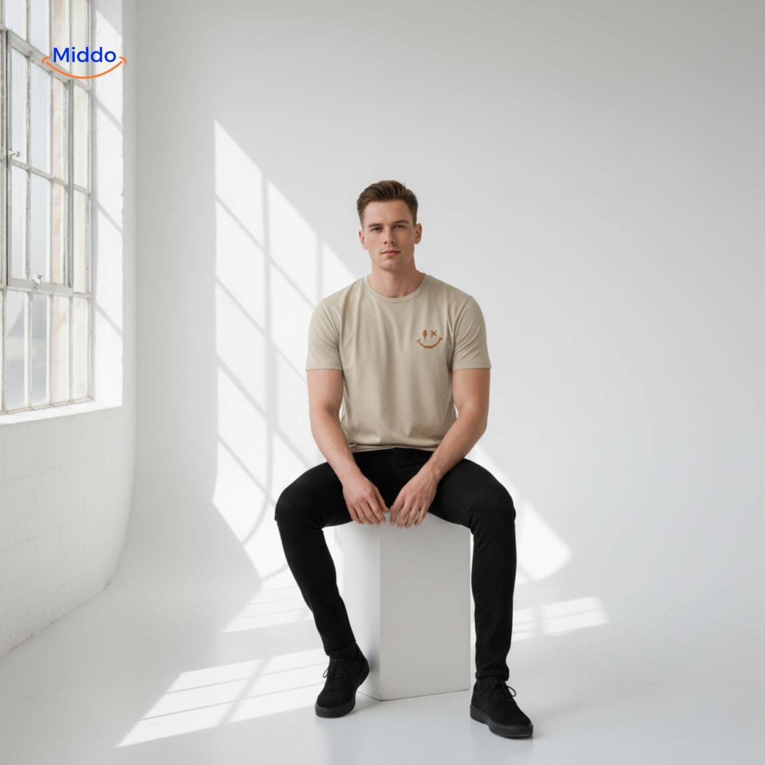SmileyWave™ T-shirt | Zacht katoen, opvallend ontwerp & ademend