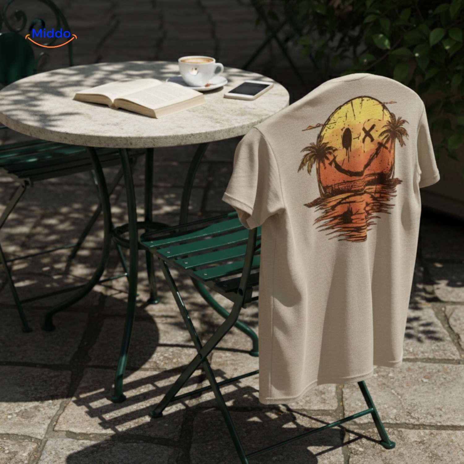 SmileyWave™ T-shirt | Zacht katoen, opvallend ontwerp & ademend