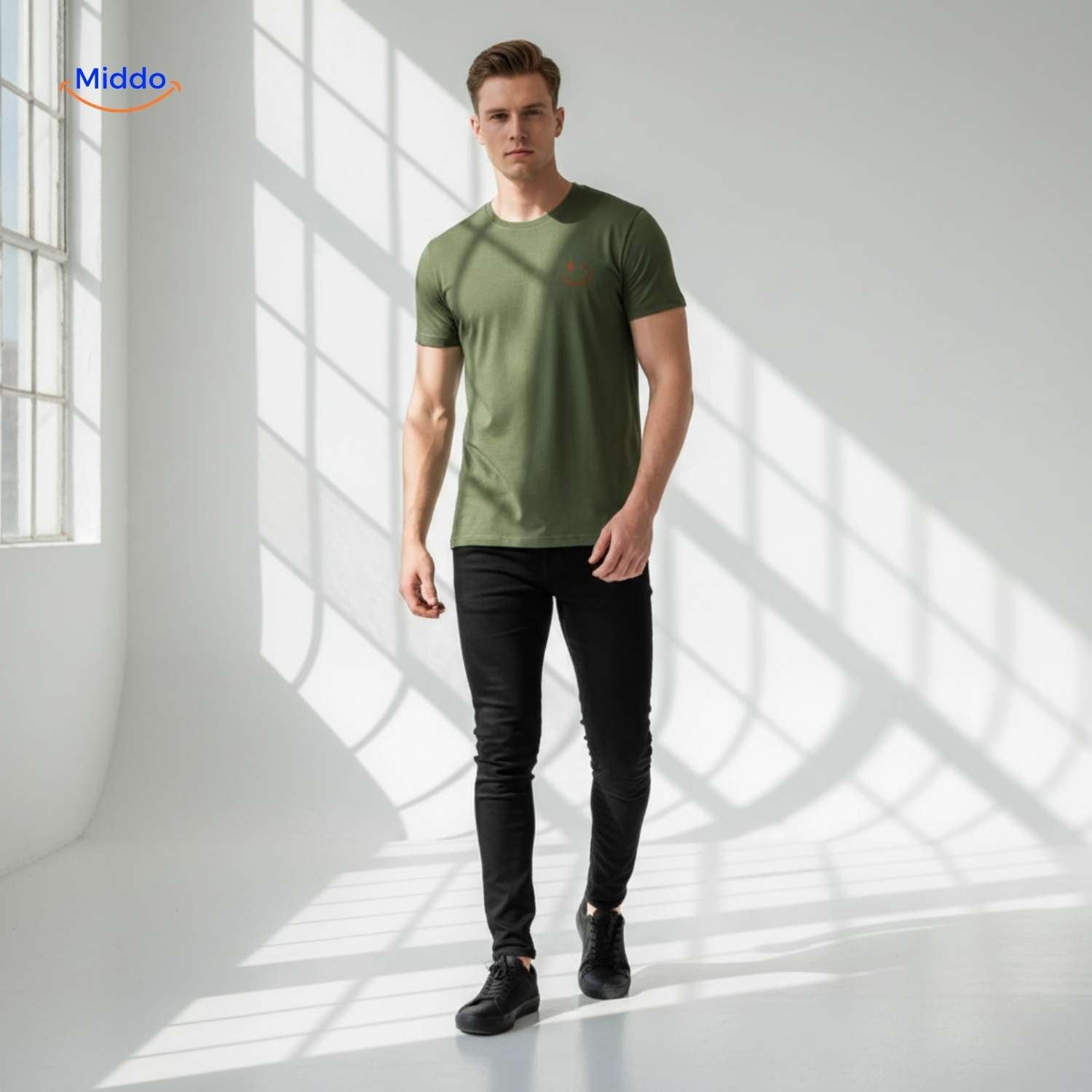 SmileyWave™ T-shirt | Zacht katoen, opvallend ontwerp & ademend