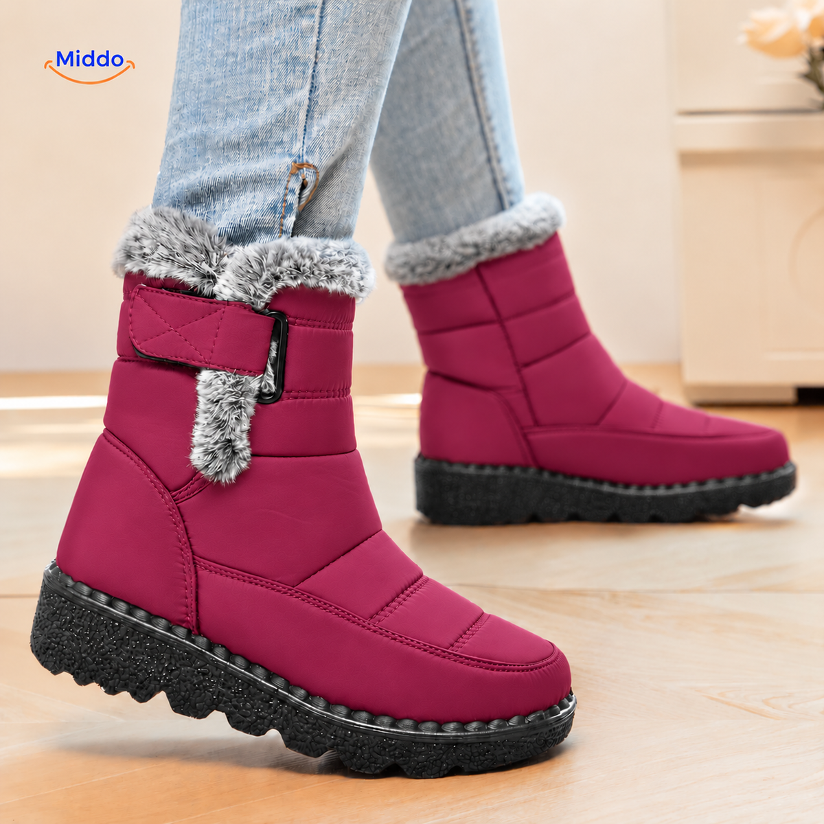 Snowboots – Rood