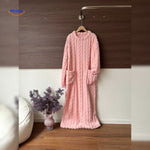 snugglewear dekenjurk donkerblauw warme huiskleding www.middo.nl