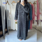 snugglewear dekenjurk donkergrijs lang en winterproof www.middo.nl