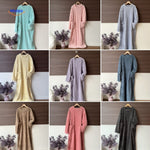 snugglewear dekenjurk lila met witte sherpa boorden www.middo.nl