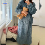 snugglewear dekenjurk roze zacht winter fleece www.middo.nl