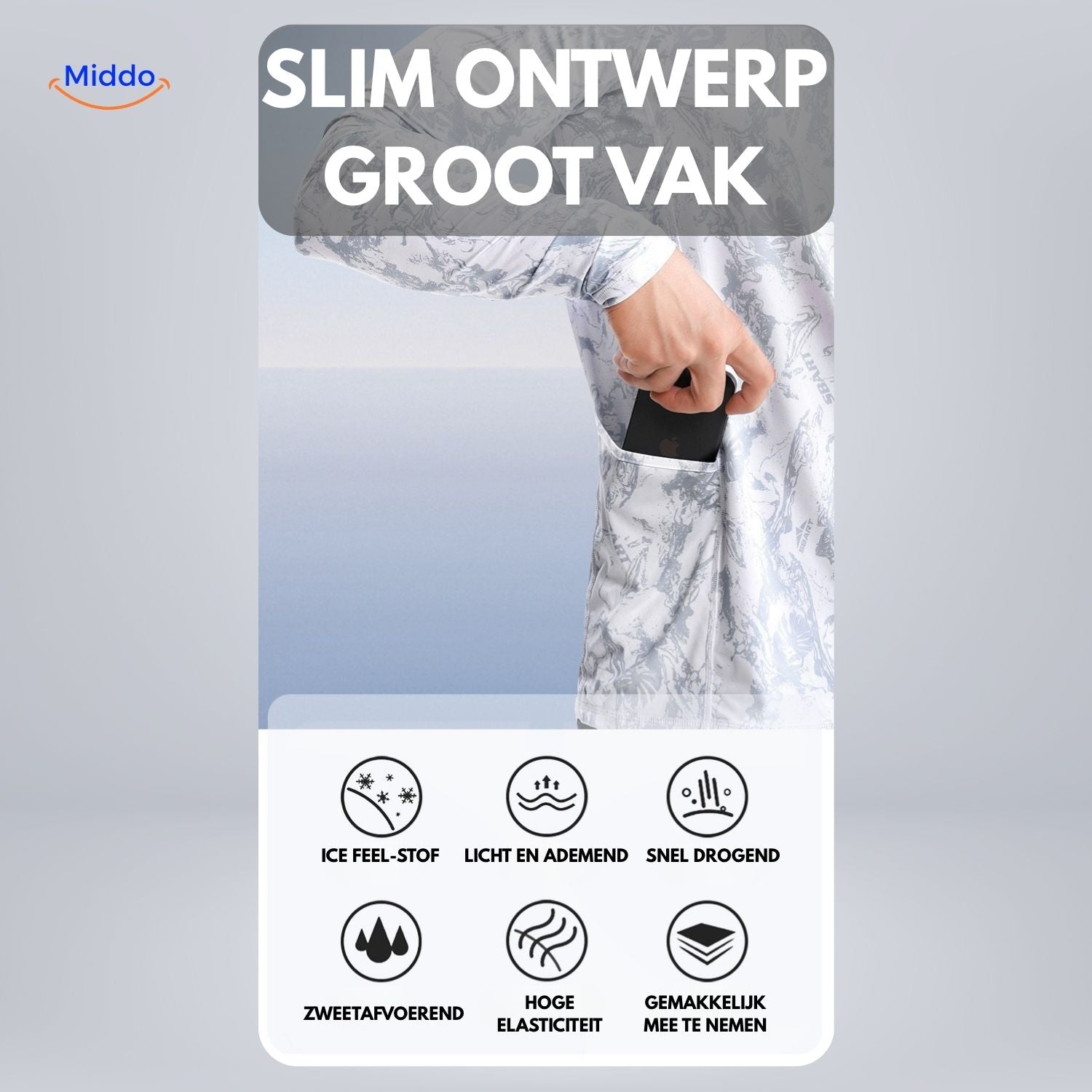 Solara™ Zonbeschermingsshirt | Ademend, sneldrogend en UV-beschermend