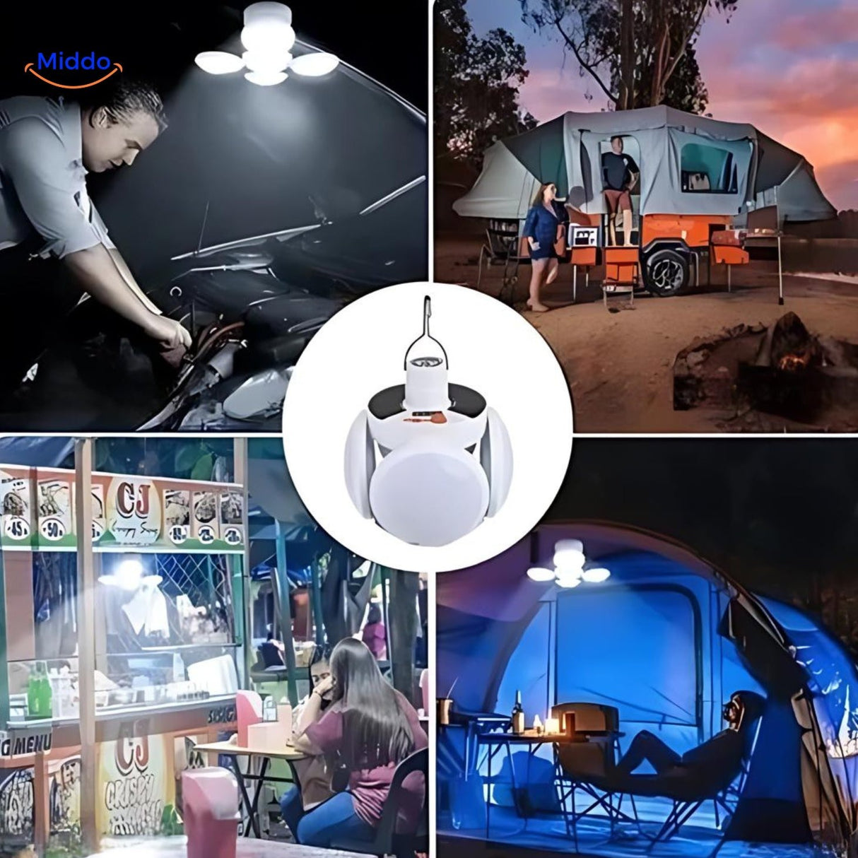 Solarfold™ Led Buitenlamp Oplaadbaar Draagbaar Milieuvriendelijk