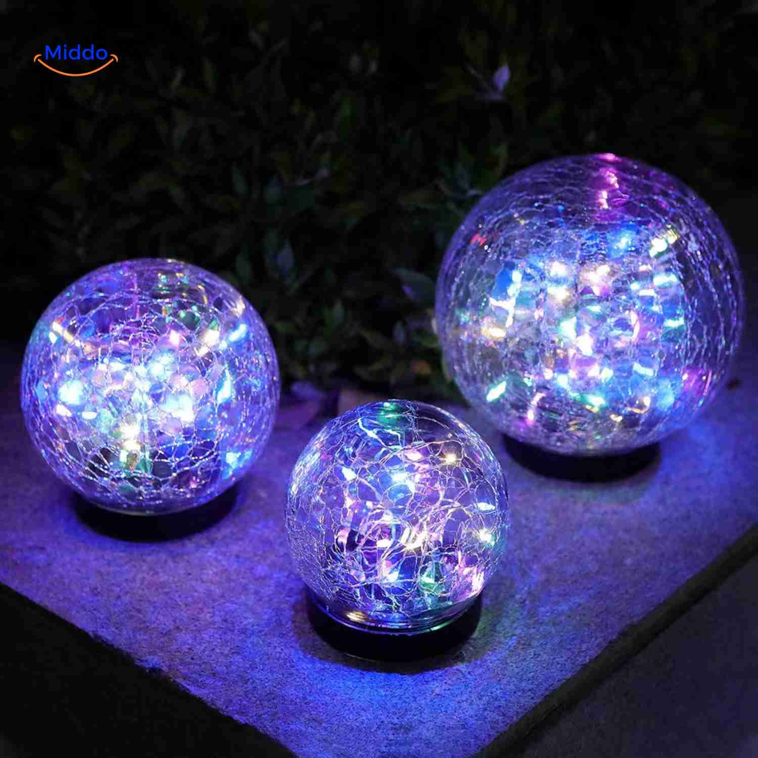 solvion lamp meerkleurige led bolverlichting voor buitengebruik www.middo.nl
