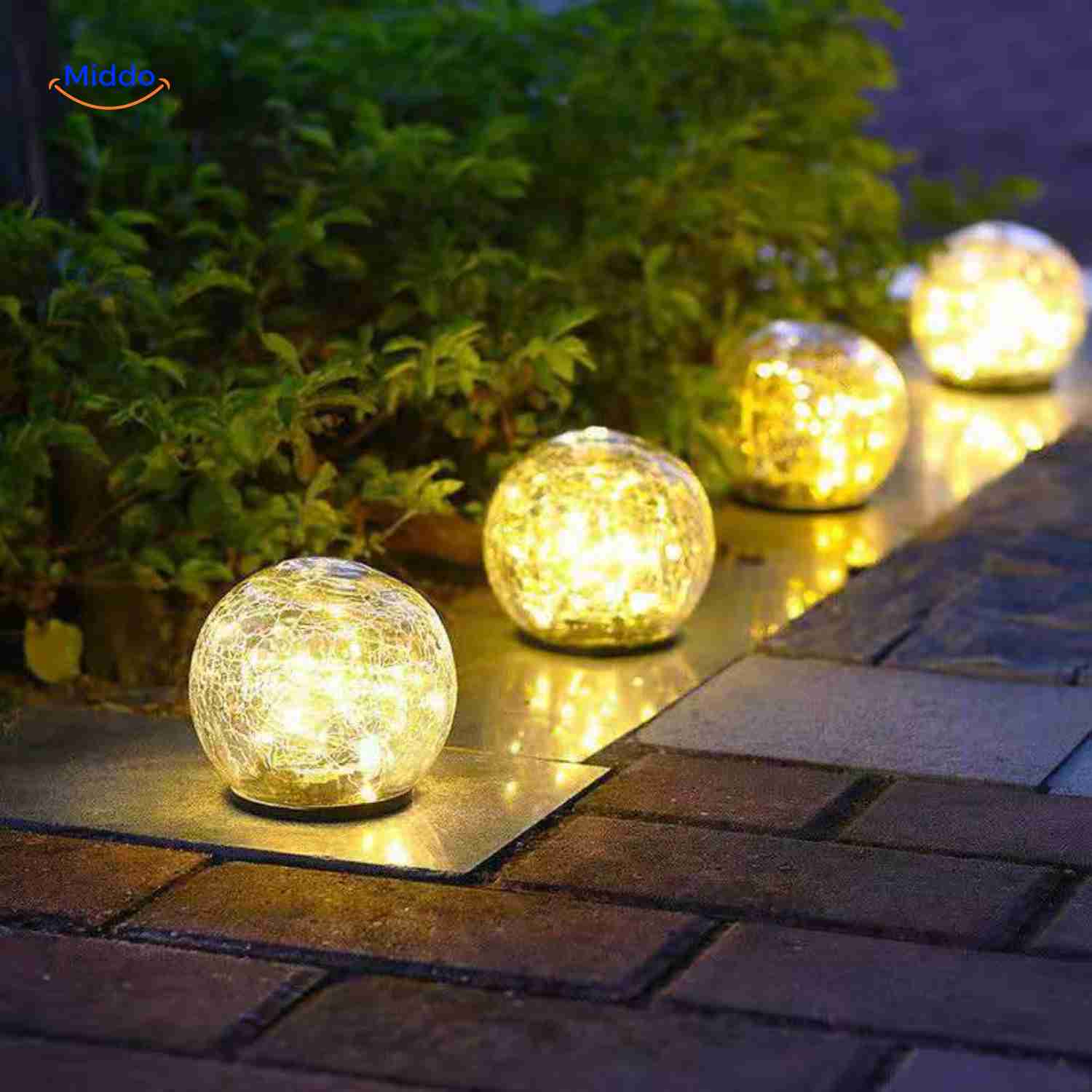 solvion lamp warme solar verlichting voor tuinpad www.middo.nl