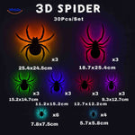 spooklight lamp 3d spin led 30 stuks set halloween decoratie www.middo.nl