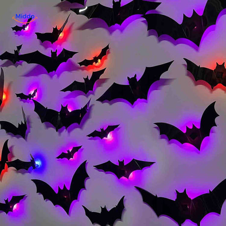 spooklight lamp 3d vleermuis led halloween decoratie www.middo.nl
