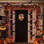 spooklight lamp buiten vleermuis led verlichting halloween www.middo.nl