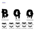 spooklight lamp halloween boo letters met vleermuis decoratie www.middo.nl