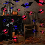 spooklight lamp halloween interieur met vleermuizen en led www.middo.nl