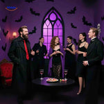 spooklight lamp halloween muurdecor met vleermuis en led licht www.middo.nl