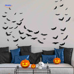 spooklight lamp halloween muurdecoratie met vleermuizen en led www.middo.nl