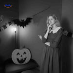 spooklight lamp halloween sfeerdecoratie met vleermuis led www.middo.nl