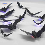 spooklight lamp halloween vleermuis led oppervlakte decoratie www.middo.nl