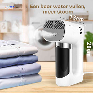 steamix strijkijzer handstomer afmetingen capaciteit overhemden www.middo.nl