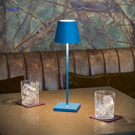 Stijlvolle Blauwe Lumiset Tafellamp