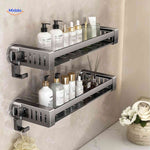 storiva rek dubbel rek voor badkamer met flesopslag en haken www.middo.nl