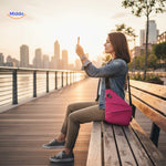 stratos borsttas man met grijze tas in stad www.middo.nl