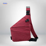 stratos borsttas rood verstelbare en lichtgewicht slingtas www.middo.nl