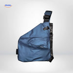 stratos borsttas unisex slingbag donkerblauw zijkant www.middo.nl