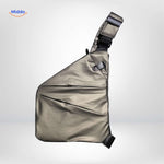 stratos borsttas unisex slingbag olijfgroen zijkant www.middo.nl