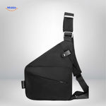 stratos borsttas zwart minimalistische schoudertas www.middo.nl