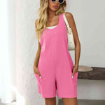 summiva jumpsuit roze fashionable zomerse jumpsuit met witte top www.middo.nl