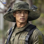 Sunbreeze™ | Zonne-Energie Aangedreven Fanhoed Met Brede Rand en Zweetafvoerend Comfort