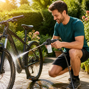 T8™ Hogedruk Waterpistool fiets reinigen lifestyle