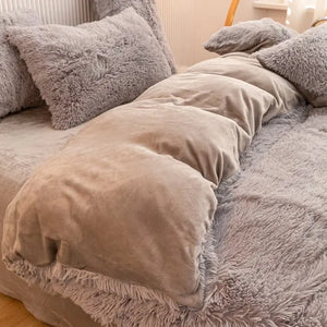 Teddy Fluffy Fleece Beddengoed Set | Warm & Extra Zacht
